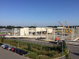 [Translate to English:] Fertigteilmontage