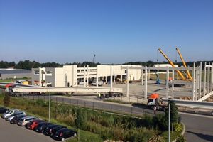 [Translate to English:] Fertigteilmontage